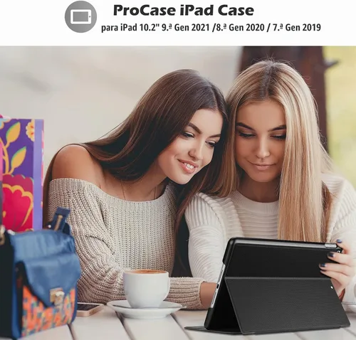 Vista 8 de ProCase Funda delgada con soporte para iPad de 10,2" 9ª/8ª/7ª