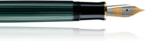 Vista 4 de Pelikan Pluma estilográfica M400 B Premium Plume Negro/Greem