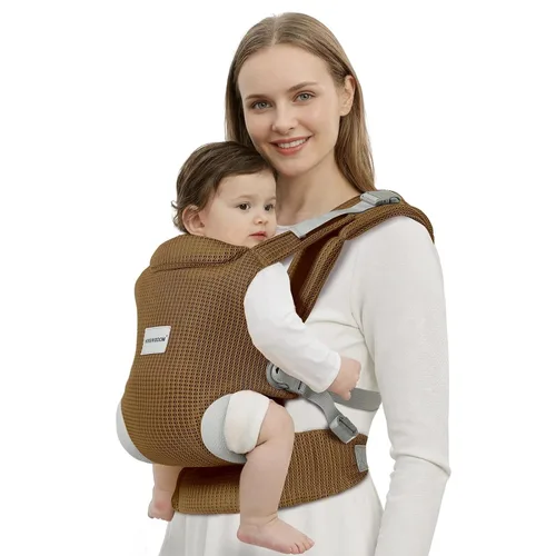 Vista 10 de MISSWISDOM Portabebés para recién nacidos a niños pequeños, fácil ajustable para niños de 7 a 30 libras, portabebés, portabebés, portabebés, tela