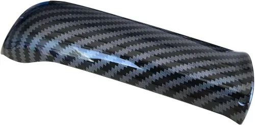 Vista 5 de ruihe Cubierta de manija de freno de mano de estacionamiento de color fibra de carbono moldura compatible con Ford Ranger 2016 2017 2018 2019 2020