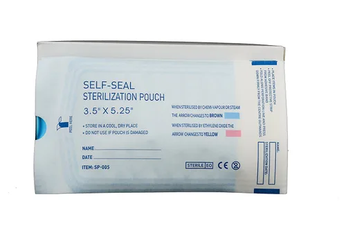 Vista 3 de P&P Medical Surgical - Bolsas de esterilización autosellantes con indicadores para limpieza de instrumentos quirúrgicos profesionales, caja de 200