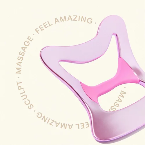 Vista 3 de The Skinny Confidential Le Spoon Herramienta de escultura corporal, raspador muscular y herramienta de masaje para escultor corporal, tratamiento