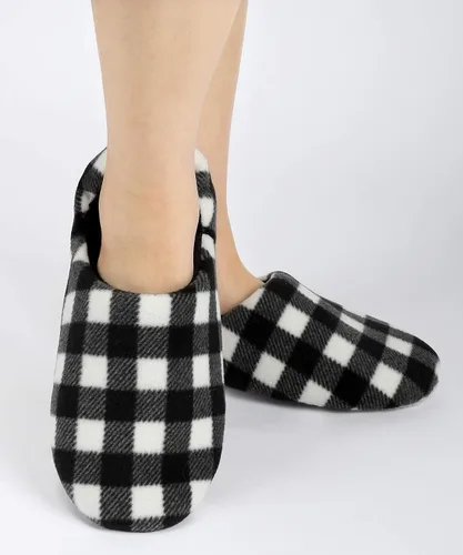 Vista 6 de Panda Bros Calcetines tipo pantufla para mujer, calcetines mullidos para mujer, pantuflas suaves y cálidas