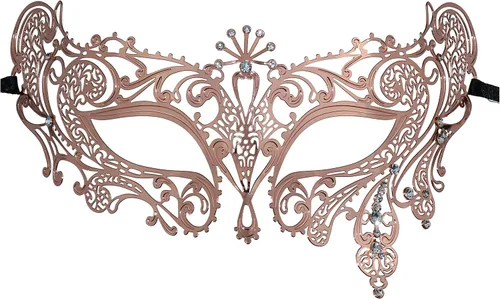 Vista 2 de Conjunto de máscara de mascarada para parejaMáscara veneciana de disfraces de fiesta de Halloween
