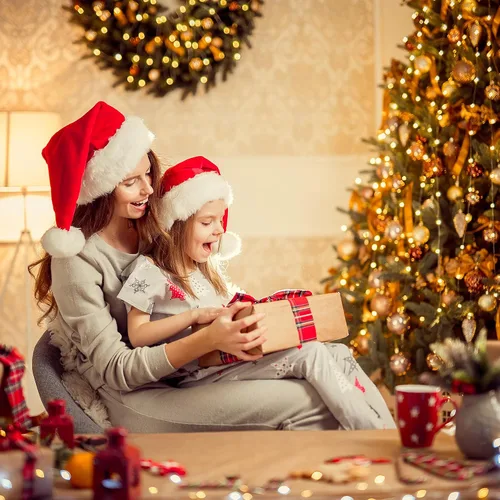 Vista 7 de Letrero de neón de Feliz Navidad para decoración, luz de ventana de neón con sombrero de árbol de Navidad, decoración de pared de 16.4 x 12.6