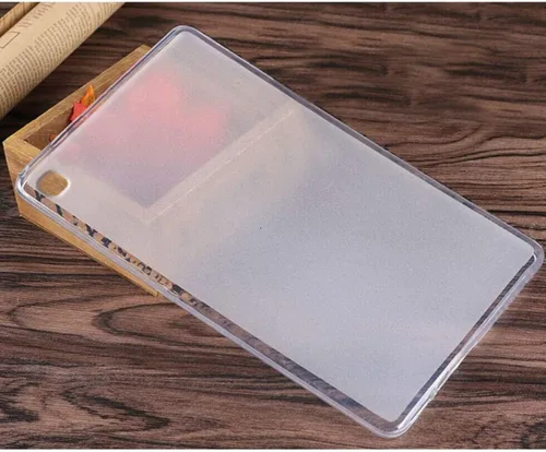 Vista 6 de iCoverCase Para Samsung Galaxy Tab A7 10.4 Pulgadas T500/T505, Cubierta Trasera Transparente Suave TPU Suave Ligero Mate Para Samsung Galaxy Tab A7