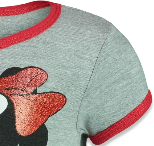 Vista 6 de Disney Mickey Mouse Minnie Mouse Girls 4 Pack Graphic T-Shirts Infant to Big Kid