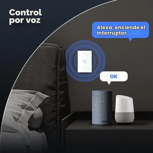 Vista 5 de MOES Zigbee - Interruptor inteligente de 1 banda, requiere MOES Zigbee Hub y cable neutro, interruptor de luz inteligente de un solo polo, funciona