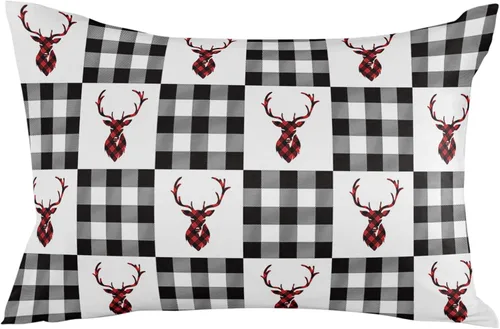 Vista 12 de T&H XHome Fundas de almohada de 20 x 26 pulgadas, fundas de almohada estándar de microfibra cepillada suave con cierre de cremallera oculto, fundas