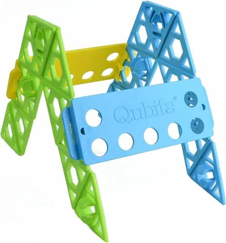 Vista 2 de Qubits Juego de construcción STEM, 50 piezas