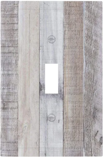 Vista 142 de Placa de Pared en Blanco de 1-Gang Sin Dispositivo Beige Lindo Vintage Boho de los 70s Hongo Fungus Planta Floral Botánica Libélula Interruptor