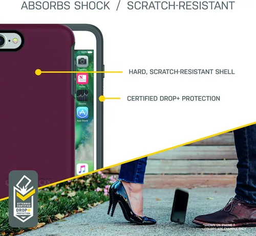 Vista 6 de OtterBox Symmetry serie de estuches para iPhone 8 y iPhone 7 (NO Plus) -, Empaque de fábrica Tienda de dulces