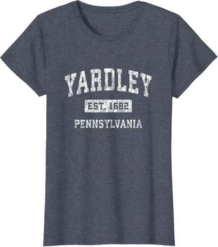 Vista 58 de Yardley Pennsylvania PA - Camiseta de manga corta, diseño deportivo