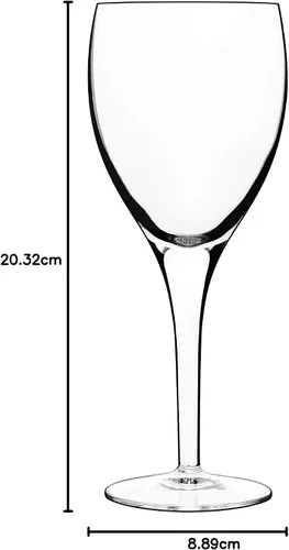 Vista 16 de Luigi Bormioli Juego de 4 copas de vino de obra maestra de Michelangelo, 11.5 onzas.