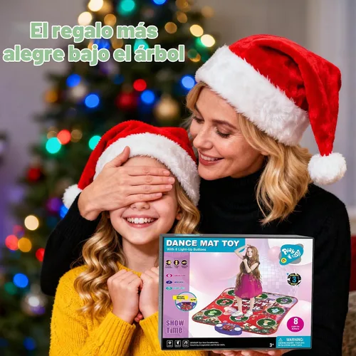 Vista 7 de Electronic Dance Mats with LED Light & Wireless Bluetooth for Girls 4-8