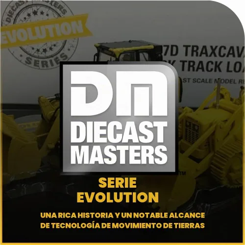 Vista 8 de Diecast Masters Camión para gatos Caterpillar 977D y 963K 1:50, serie Evolution Camiones coleccionables de construcción a escala Camión