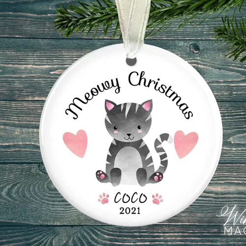 Vista 13 de Adorno de Navidad para mascotas, adorno de Beagle, regalos para amantes de mascotas, regalo conmemorativo para mascotas, recuerdo de Beagles