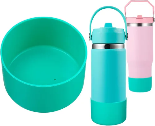 Vista 9 de Bota de silicona para botella de agua Hydro Flask de 12 a 40 onzas, bota para Stanley Cup 40 30 onzas, botas inferiores para botellas de agua Negro