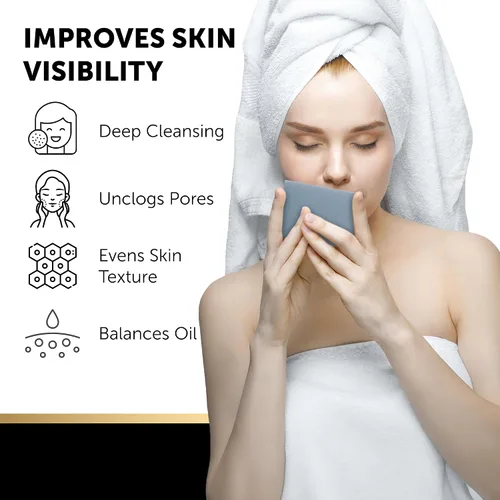 Vista 3 de VALITIC Barra de Jabón de Ácido Salicílico y Vitamina C - Limpiador Facial y Lavado Corporal Exfoliante para Puntos Negros, Poros Agrandados y Piel