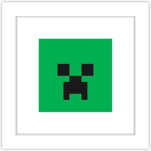Vista 11 de Gallery Pops Minecraft: Pixeles icónicos - Mobs - Arte de pared de enredadera, versión enmarcada en negro, 12 x 12 pulgadas Versión con marco negro