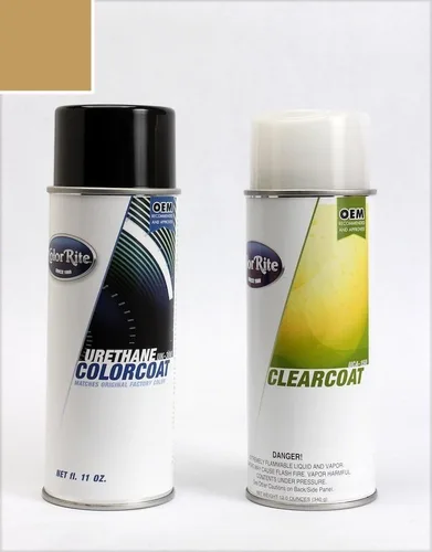 Vista 208 de Aerosol para pintura de retoque automotriz Dodge Stratus - Capa transparente metálica de acero plateado A4/DA4 - Paquete todo incluido
