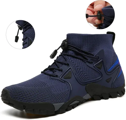 Vista 3 de Zapatos de senderismo para hombre y mujer, zapatos deportivos al aire libre, zapatos para caminar, correr, senderismo, escalada, elegante