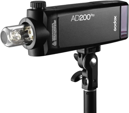 Vista 2 de Godox AD200 Pro AD200Pro - Luz flash de bolsillo de 200 W, 2.4G 1/8000s HSS, luz estroboscópica Speedlite, reciclaje de 0.01-1.8s compatible