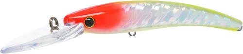 Vista 3 de Bill Lewis Pesca Lipless Realista Trolling Preciso Walleye Crankbait Lite con dos grandes Mustad Triple Grips BH Wonderbread en blanco