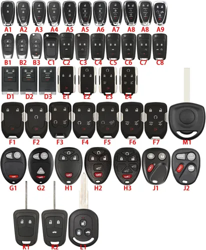 Vista 3 de Para Chevrolet Aveo Silicona Car Key Holder Key Case Funda de llave (Negro)