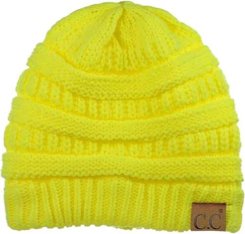 Vista 587 de C.C Trendy Warm Chunky Soft Stretch Cable Knit Beanie