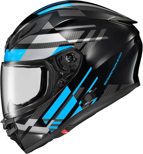 Vista 10 de ScorpionEXO R430 - Casco de cara completa sólido (blanco - grande) Casco