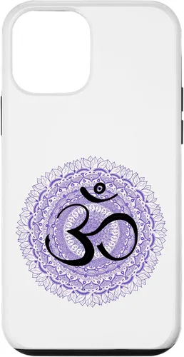 Vista 12 de Funda de meditación hindú para iPhone 12 Pro Max Om Yoga Ohm