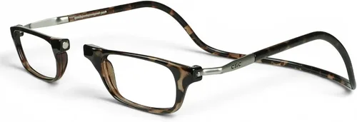 Vista 9 de Clic Gafas de lectura magnéticas para hombres o mujeres, lectores de computadora, originales largos Neck Hanging Readers, Front Connect Design