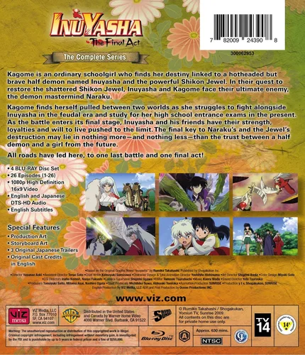 Vista 2 de Inuyasha The Final Act - The Complete Series Standard Edition (Blu-ray)