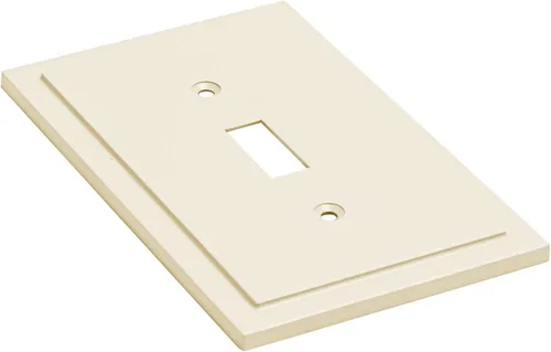 Vista 2 de Henne Bery Placa decorativa de pared con borde moderno, tapa de tomacorriente para cubrir enchufe, aleación de zinc maciza duradera