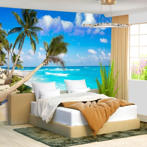 Vista 107 de Papel tapiz espacial 3D para dormitorio, murales de pared extra grandes para sala de estar, 151 x 105 pulgadas (no se puede despegar ni pegar)