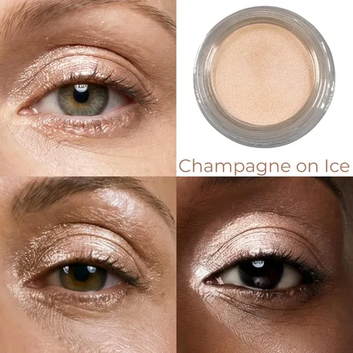 Vista 2 de Mommy Makeup Any Wear - Sombra de ojos en crema, impermeable, a prueba de arrugas, larga duración, alto pigmento, sin aceite, crema a polvo