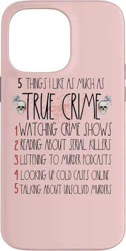 Vista 21 de Funda para iPhone 13 Pro Max Serial Killer I Like True Crime For Women True Crime Lover