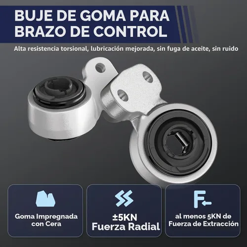 Vista 5 de Kit de suspensión delantera E46, brazo de control inferior E46, extremos
