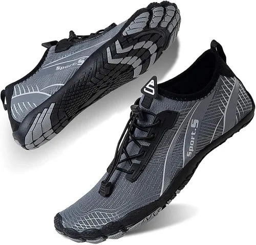 Vista 4 de Zapatos deportivos para el agua, para hombres, de secado rápido, calzado deportivo para usar al aire libre, ir en kayak, lancha, senderismo, surf