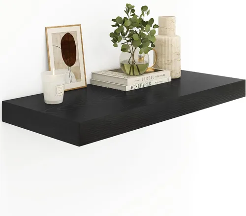 Vista 65 de Heimlove Estantes Flotantes de 12 Pulgadas de Profundidad, Estante de Pared de 12 x 12 Pulgadas de Largo, Estante de Exhibición y Almacenamiento