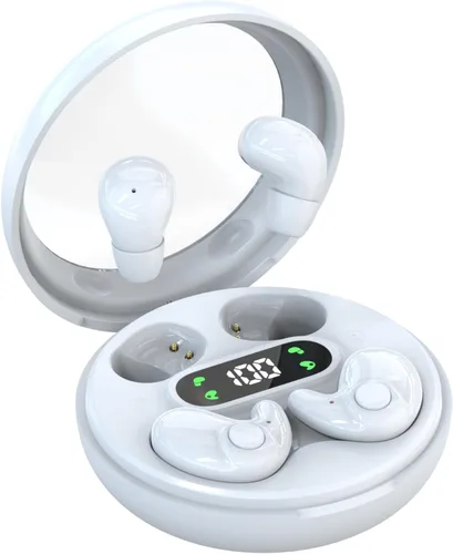 Vista 10 de Earbuds,Mini Invisible Sleep Earbuds,Bluetooth 5.4 Ultra-Stylish Headphones for Sleep,Comfortable Blocking Noise,2-Pack Small mini Invisible