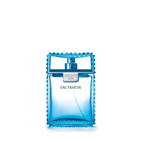 Vista 5 de Versace Man Eau Fraiche de Versace para hombres, set de 3 piezas que incluye: 3.4 oz de espray EDT + 5.0 oz de gel perfumado para baño y ducha +