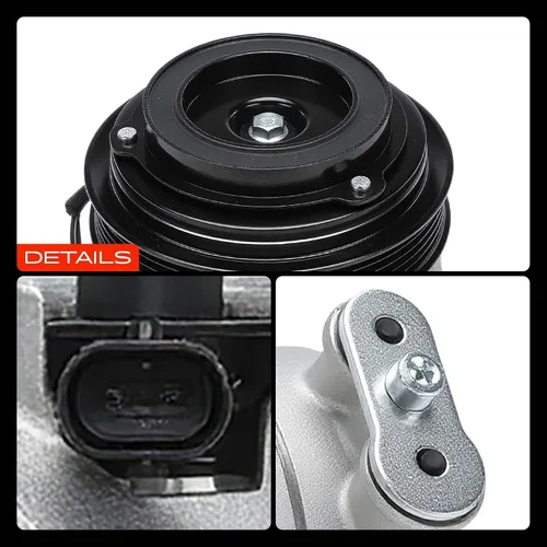 Vista 9 de A-Premium Compresor de Aire Acondicionado AC con Embrague Compatible con Chevrolet Equinox 2016-2017, Impala 2014-2015, Malibu 2013-2016, GMC