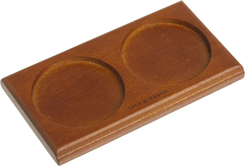 Vista 9 de Cole and Mason - Molinillo de sal y pimienta, acrílico Tray/Trivet for Spice Grinder, Kitchen Storage & Organization, Kitchen Accessories