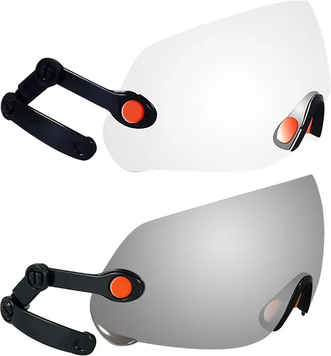 Vista 8 de SAFEBUILDER Safety Visor Hard Hat Accessories for CR06& CR08 Visera transparente integrada