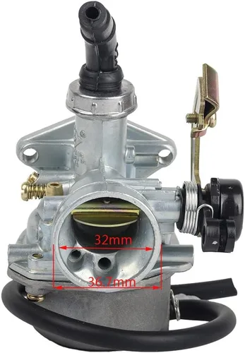 Vista 5 de HIFROM PZ19 PZ - Carburador de estrangulador de cable de 0.748 in compatible con motocicleta de motocross TaoTao Sunl de 90 cc, 110 cc, 125 cc, ATV