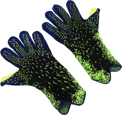 Vista 8 de Guantes de portero de fútbol, guantes de portero antideslizantes de látex grueso, guantes de competición de entrenamiento de amortiguación