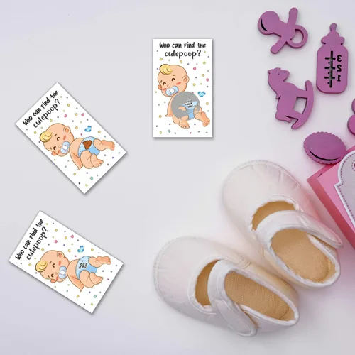 Vista 3 de 40 tarjetas de juego para rascar para baby shower, boletos de lotería para rascar con lindo chico, juegos de fiesta de baby shower, divertidas ideas