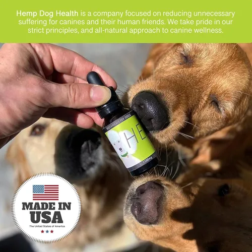 Vista 5 de HEAL - Aceite de cáñamo para mascotas para perros - Sistema inmunológico y apoyo para perros mayores - Equilibrio neurológico y suprarrenal - Gotas